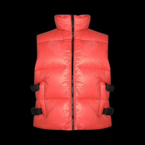 Givenchy Sleeveless Puffer Jacket With Buckles 'Orange'