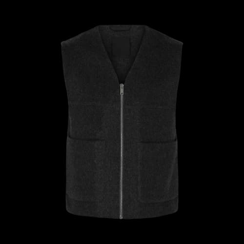 Givenchy Wool Cashmere Blend Vest 'Dark Grey'