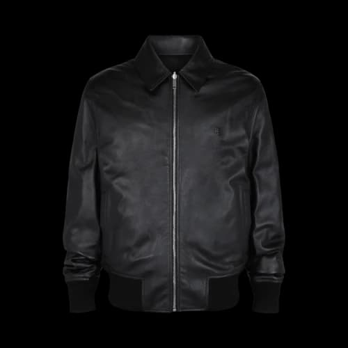 Givenchy Reversible Leather Bomber Jacket 'Black'