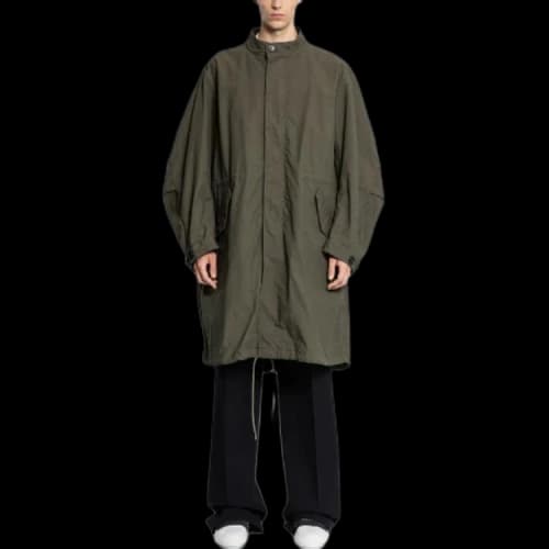 Givenchy Couture Seam Parka Coat 'Khaki'