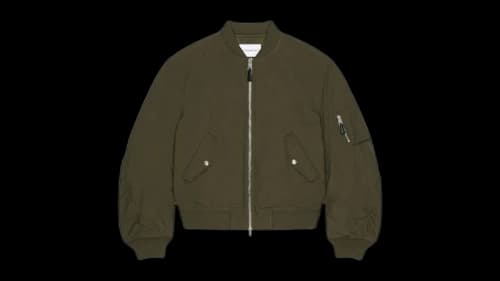 Givenchy Couture Sleeves Bomber Khaki