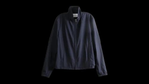 Givenchy Striped Zipped Blouson Jacket Navy