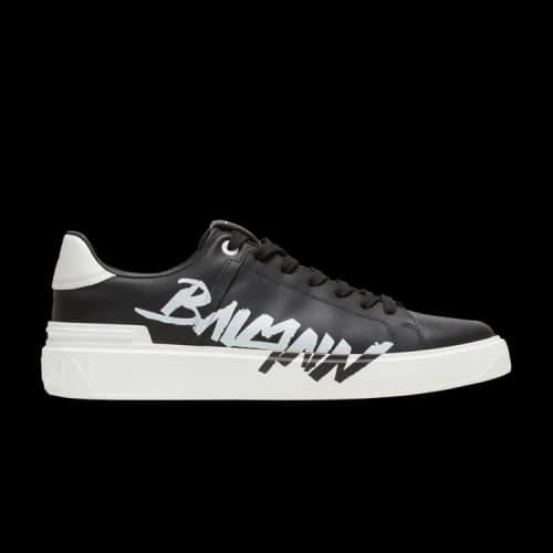 Balmain B-Court 'Printed - Black