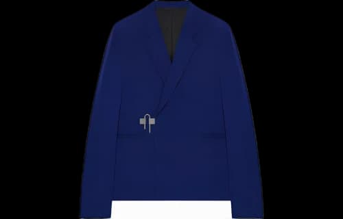 Givenchy Slim Fit U-Lock Blazer In Wool 'Cobalt'