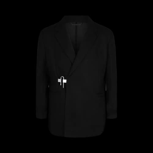 Givenchy U Lock Deconstructed Slim Fit Blazer 'Black'