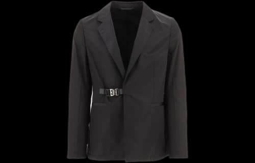 Givenchy 4G Buckle Slim Fit Unconstructed Jacket 'Black'