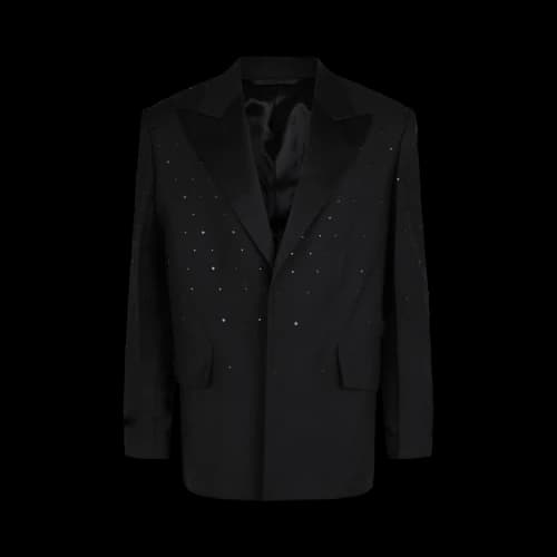 Givenchy Studded Single Breasted Blazer 'Black'