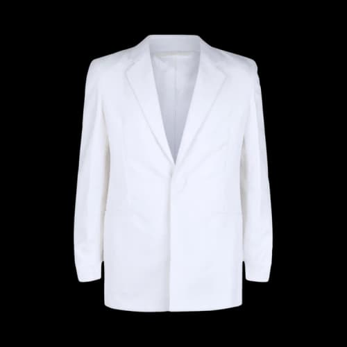 Givenchy Extra Fitted Single Button Blazer 'White'