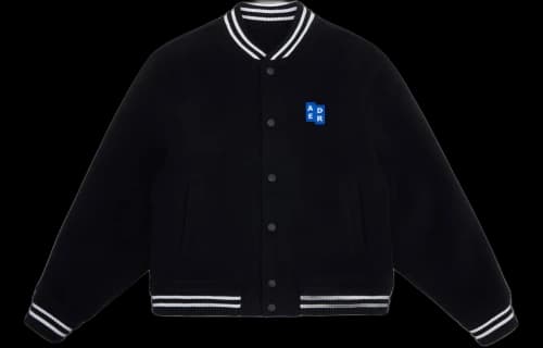 Ader Error TRS Tag Varsity Jacket 'Black'