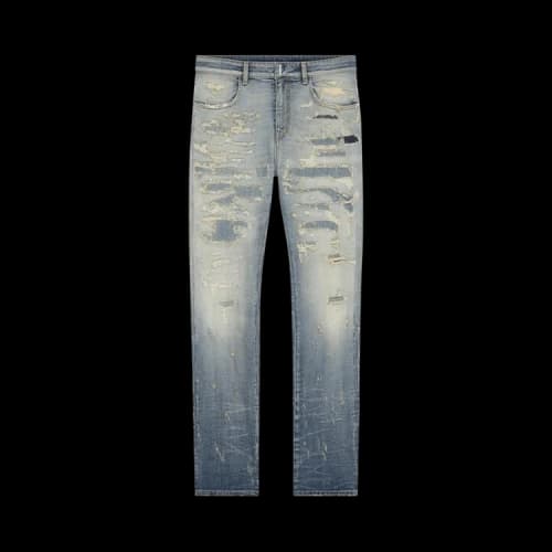 Givenchy Straight Fit 5 Pocket Jeans 'Light Blue'