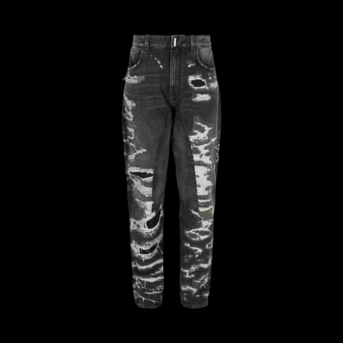 Givenchy Straight-Fit Distressed Jeans 'Black'