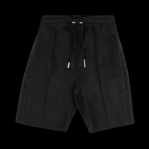 Givenchy Logo Stripe Jogging Shorts 'Black'