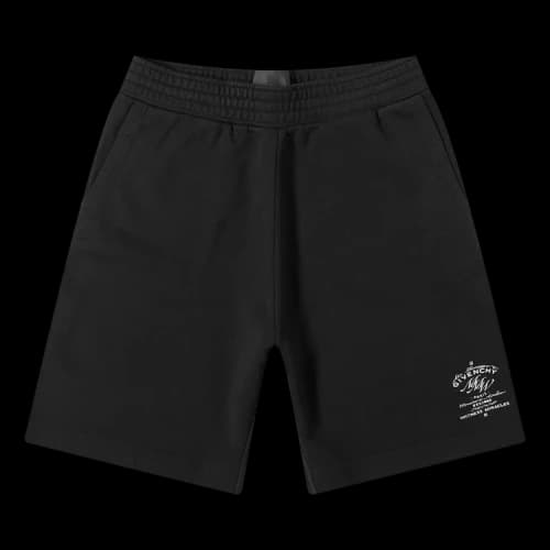 Givenchy MMW Crest Logo Sweat Short 'Black'