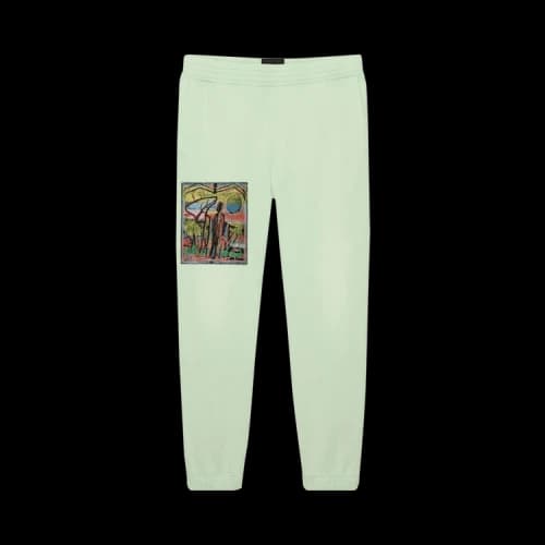 Givenchy Slim Fit Jogging Pants With Patch 'Pistachio'