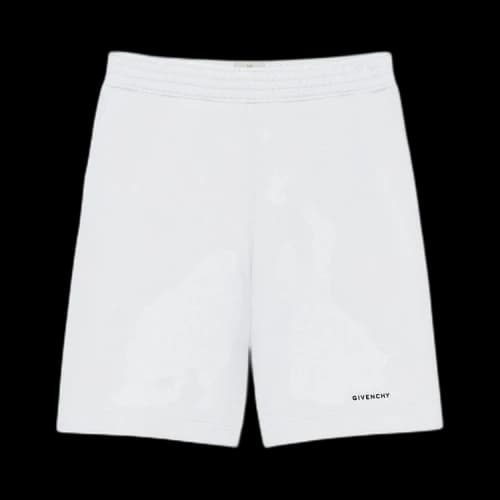 Givenchy Boxy Fit Logo Bermuda 'White'