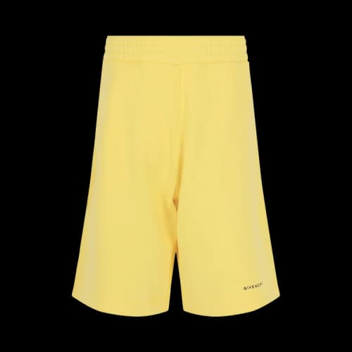 Givenchy Logo Bermuda Sweatshorts 'Yellow'