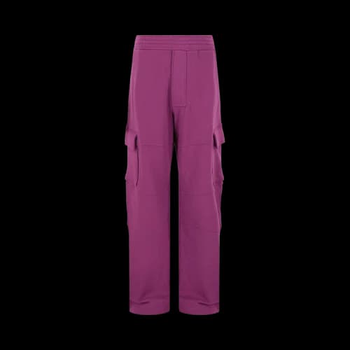 Givenchy Brushed-Cotton Arched Cargo Pants 'Grape'
