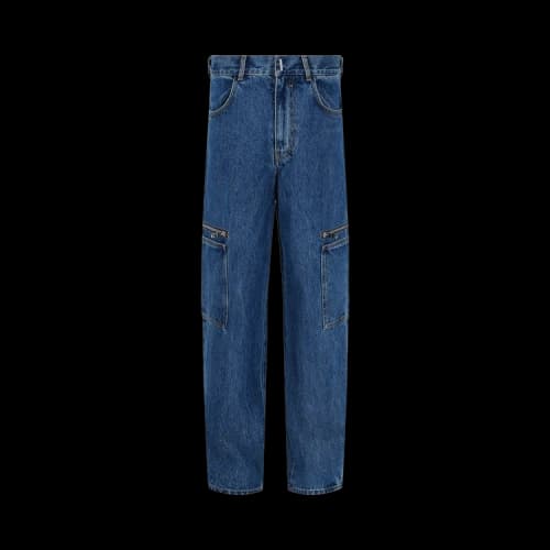 Givenchy Cargo Pants Men's Blue