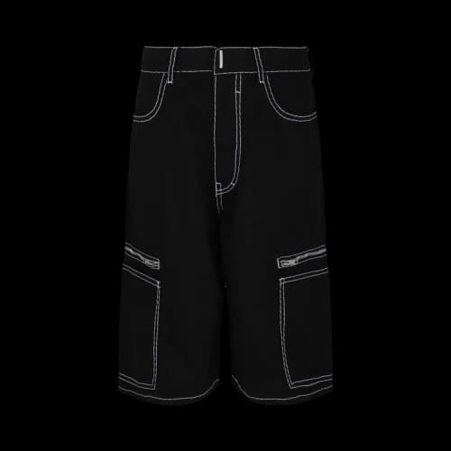 Givenchy Contrast Stitch Bermuda Shorts 'Black'