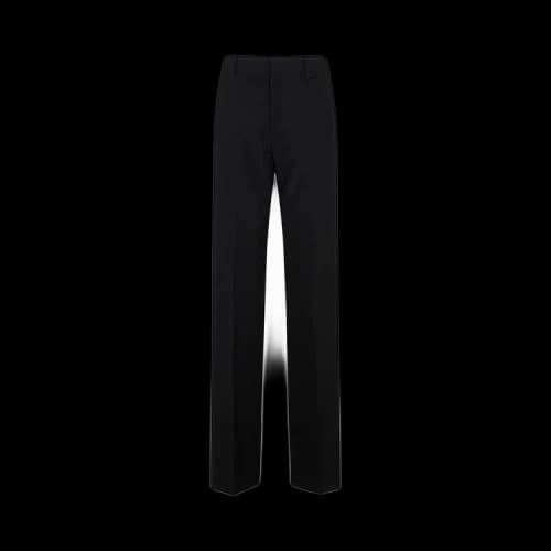 Givenchy Raw Cut Side Slim Fit Pants 'Black'