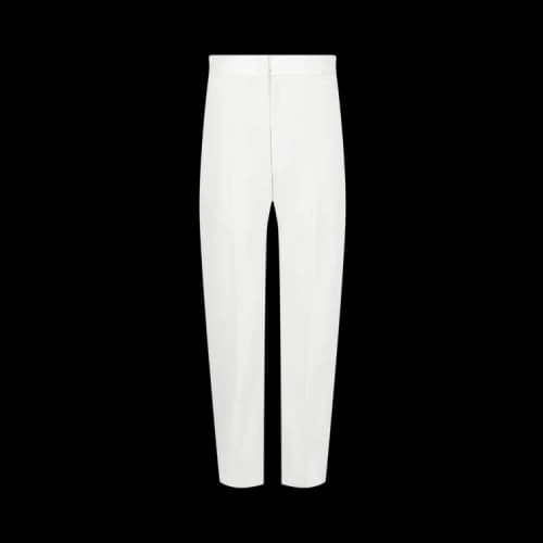 Givenchy High-Waisted Wool Trousers 'White'