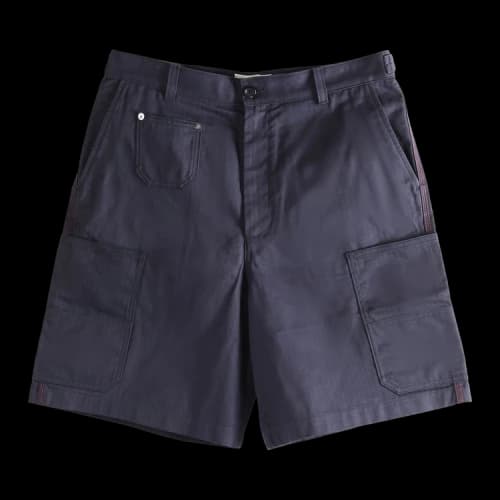 Givenchy Patch Pockets Denim Shorts 'Navy'