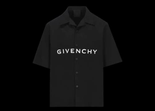 Givenchy Logo Printed Short-Sleeved Shirt Black