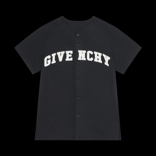 Givenchy Baseball Short-Sleeve Shirt 'Black'