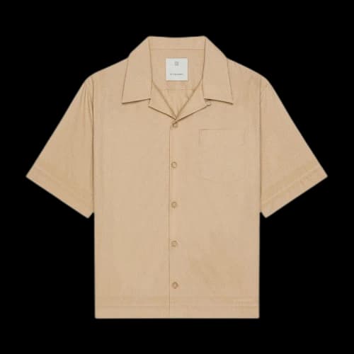 Givenchy Patterned Bowling Shirt 'Beige'