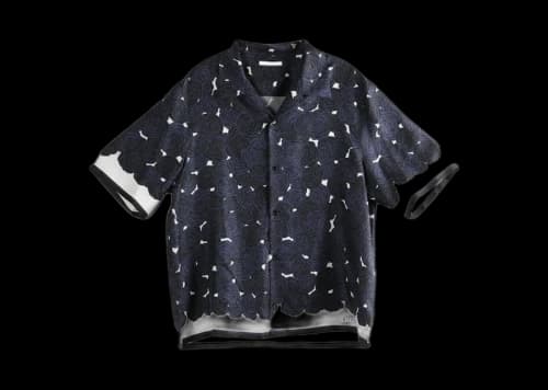 Givenchy Bowling Shirt White Blue