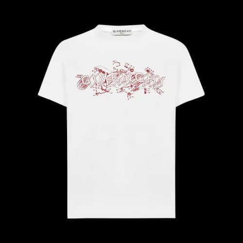 Givenchy Schematics T-Shirt 'White'