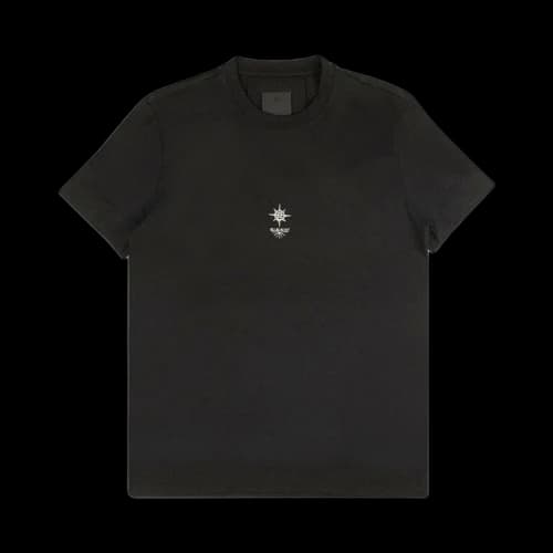Givenchy Short-Sleeve Flower Cross Slim Fit T-Shirt 'Black'