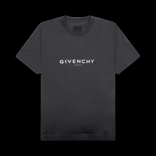 Givenchy Slim Fit Reverse Print T-Shirt 'Charcoal'