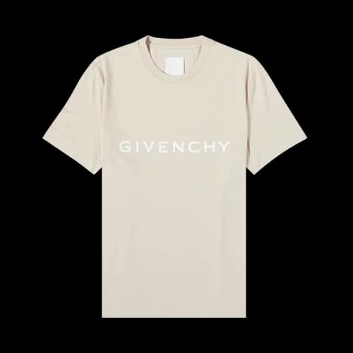 Givenchy Logo Printed Crewneck T-Shirt 'Clay'