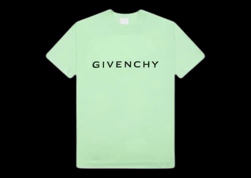 Givenchy Slim Fit Logo T-shirt Green