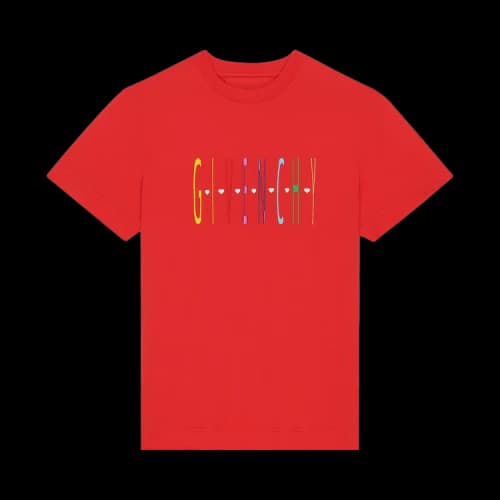 Givenchy Logo Slim Fit T-Shirt 'Red'