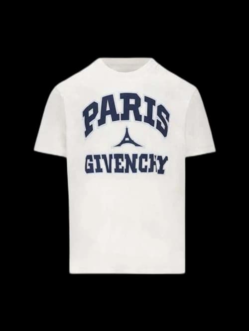 Givenchy Paris Logo Oversize T-Shirt White