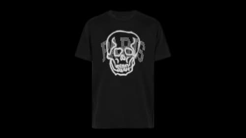 Givenchy Gothic Paris Embellished Oversized T-Shirt Black