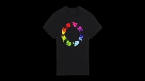 Givenchy Circle Logo Oversized T-Shirt Black