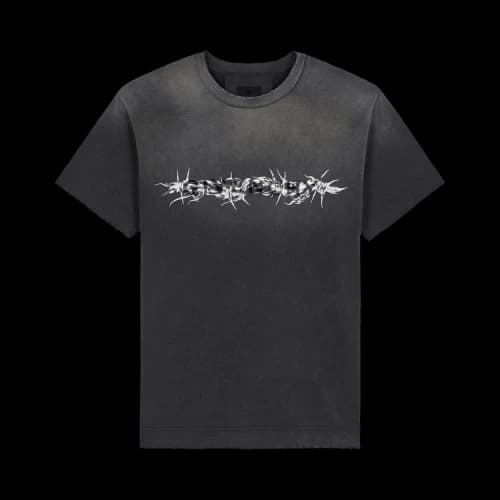 Givenchy Barbed Wire Vintage Oversized T-Shirt 'Black'