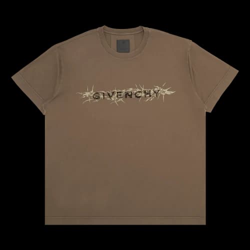 Givenchy Cut & Sewn Short-Sleeve T-Shirt 'Chocolate'
