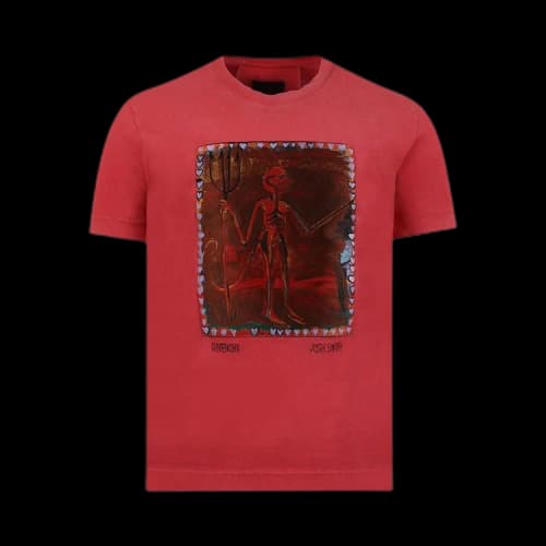 Givenchy Slim Fit T-Shirt With Patch 'Red'