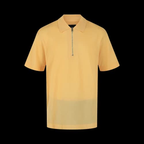 Givenchy Classic Fit 4G Zip Polo Shirt 'Banana'