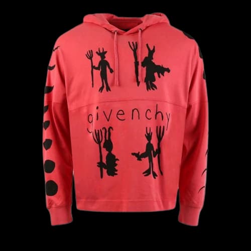 Givenchy Print Hoodie 'Red'