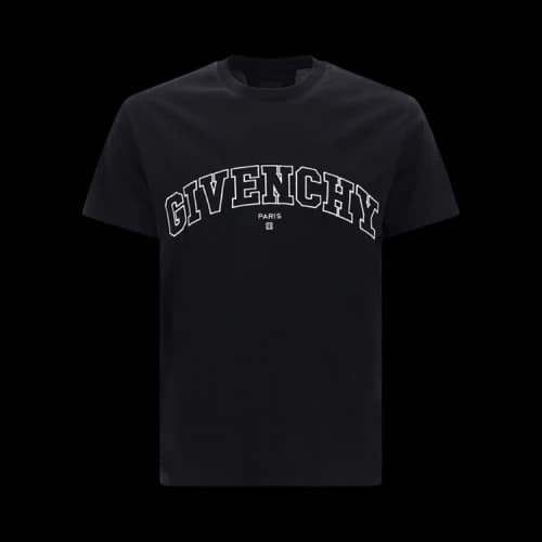 Givenchy Classic Fit College Embroidery T-Shirt 'Black'