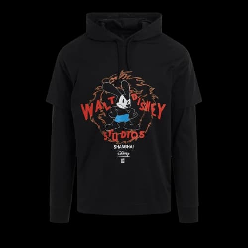 Givenchy x Disney Oswald Hooded T-Shirt 'Black'