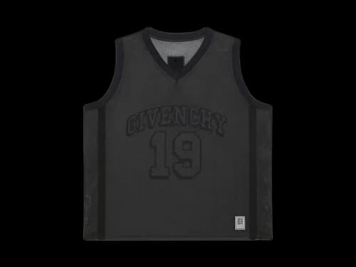 Givenchy Mesh Basketball Jersey Black