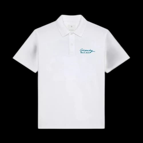 Givenchy Logo Polo Shirt 'White'