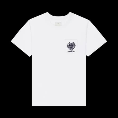 Givenchy Crest Logo T-Shirt 'White'