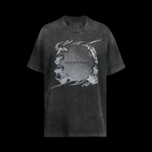 Givenchy Logo Ring Printed Crewneck T-Shirt 'Black'